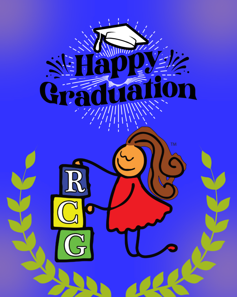 black and gold playful graduation instagram post